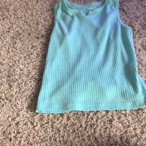 Blue girls tank top
